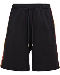 Lanvin - Embroidered-tape Curb Shorts - Lyst