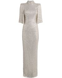Jenny Packham - High-Neck Sedona Maxi Dress - Lyst