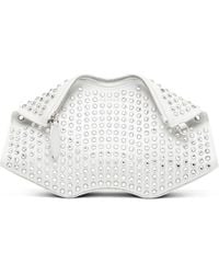 McQueen - Leather Manta Clutch Bag - Lyst