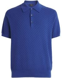 Brioni - Cotton-Silk-Cashmere Polo Shirt - Lyst