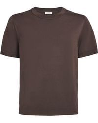 Sandro - Knitted Short-Sleeve T-Shirt - Lyst