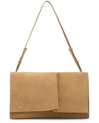 Christian Louboutin - Baggy Large Suede Shoulder Bag - Lyst