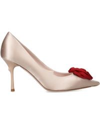 Roger Vivier - Satin Rose Pumps 85 - Lyst