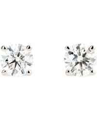 Harrods - And Diamond Stud Earrings - Lyst