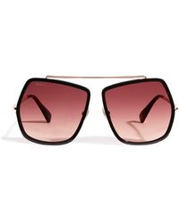 Max Mara - Oversized Sunglasses - Lyst