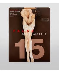 FALKE - Lace-Trim Seidenglatt 15 Stockings - Lyst
