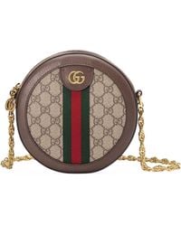 Gucci - Mini Gg Supreme Ophidia Shoulder Bag - Lyst