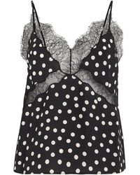 Anine Bing - Polka Dot Amelia Cami Top - Lyst