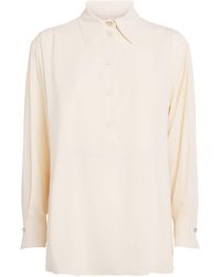Agnona - Gathered Blouse - Lyst