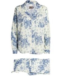 Desmond & Dempsey - Cotton Floral Pyjama Set - Lyst