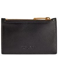 Bottega Veneta - Leather Zipped Card Holder - Lyst