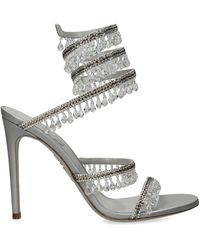 Rene Caovilla - Satin Chandelier Heeled Sandals 105 - Lyst