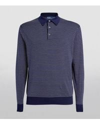 Polo Ralph Lauren - Cotton Long-sleeve Striped Polo Shirt - Lyst