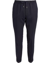 Paul Smith - Wool Drawstring Trousers - Lyst