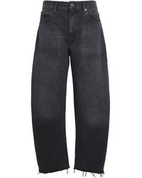 FRAME - The Bubble Crop Jeans - Lyst