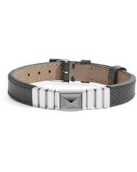 Marli New York - And Saffiano Leather Unii Bracelet - Lyst