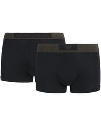 Emporio Armani - Stretch-Cotton Logo Boxer Briefs - Lyst