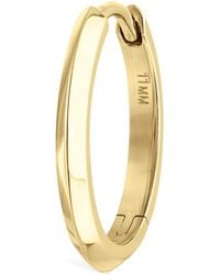 Maria Tash - Faceted Metal Vertex Single Hoop Earring - Lyst