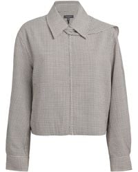 Rag & Bone - Wool Plaid Krista Bomber Jacket - Lyst