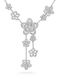 Graff - And Diamond Wild Flower Necklace - Lyst