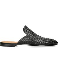 Magnanni - Leather Woven Mules - Lyst