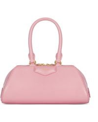 Givenchy - Mini Leather Antigona Cube East-West Top-Handle Bag - Lyst