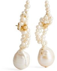 Completedworks - Gold Vermeil And Pearl Gotcha Earrings - Lyst