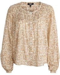 PAIGE - Paisley Print Zoia Blouse - Lyst