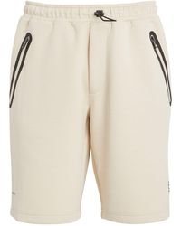 EA7 - Cotton-blend Sweat Shorts - Lyst