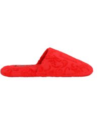Dolce & Gabbana - Terry Cotton Dg Slippers - Lyst