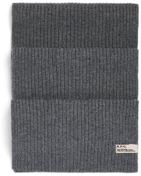 A.P.C. - Wool-Cashmere Sasha Scarf - Lyst