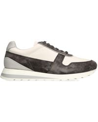 Brunello Cucinelli - Sneakers With Suede Inserts - Lyst