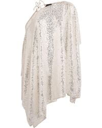 ‎Taller Marmo - Semi-Sheer Sza Sza Disco Mini Dress - Lyst