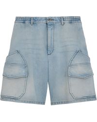 Loewe - X Paula's Ibiza Cargo Denim Shorts - Lyst