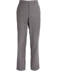 Helmut Lang - Virgin Wool Pinstripe Tailored Trousers - Lyst