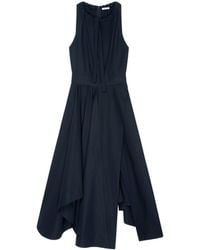 Givenchy - Cotton Poplin Bow-Detail Midi Dress - Lyst