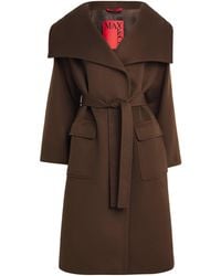MAX&Co. - Wool-Cashmere Wrap Coat - Lyst