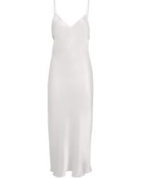 Gilda & Pearl - Silk Girl Loves Pearl Long Slip Dress - Lyst