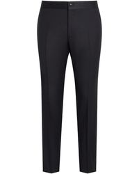 Canali - Wool Tuxedo Trousers - Lyst