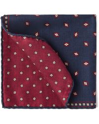 Brunello Cucinelli - Silk Diamond Pocket Square - Lyst