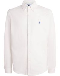 Polo Ralph Lauren - Cotton Textured Polo Shirt - Lyst