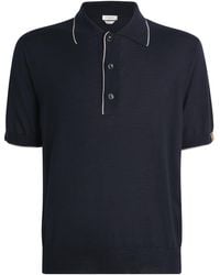 Jacob Cohen - Wool-Silk Polo Shirt - Lyst