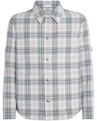 Thom Browne - Cotton-Blend Check Utility Shacket - Lyst