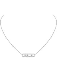 Messika - Baby Move Classique And Diamond Necklace - Lyst