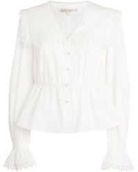 Barbour - Cotton Tisbury Blouse - Lyst