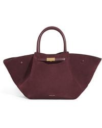DeMellier London - Medium Suede New York Tote Bag - Lyst