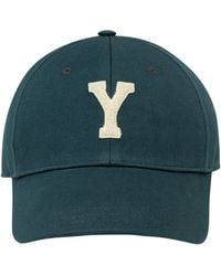 Saint Laurent - Cotton Y Varsity Baseball Cap - Lyst