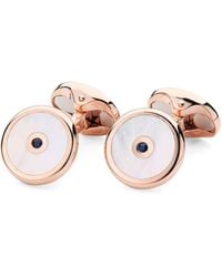 Deakin & Francis - Plated And Mother-Of-Pearl Cufflinks - Lyst