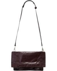 AllSaints - Small Leather Lutece Cross-Body Bag - Lyst