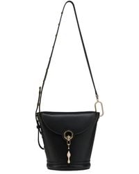 Christian Louboutin - Flo Small Leather Bucket Bag - Lyst